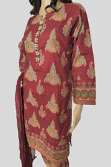 3 Piece Printed Lawn Suit