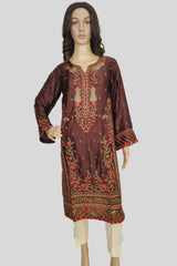 1 Piece Embroidered Silk Shirt/Kurta