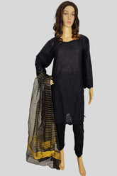 3 Piece Chikan Kaari Suit