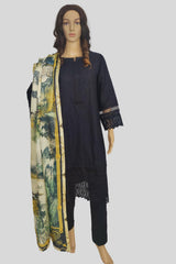 3 Piece Chikan Kaari Suit