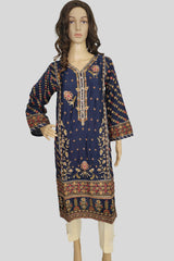 1 Piece Embroidered Silk Shirt/Kurta