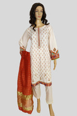 3 Piece Printed Lawn Suit