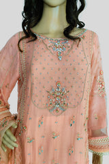 3 Piece Embroidered Chiffon Suit