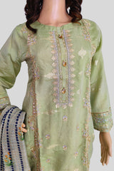 3 Piece Embroidered Loras Jacquard Suit