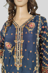 1 Piece Embroidered Silk Shirt/Kurta