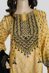 3 Piece Printed lawn Suit