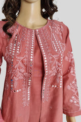 3 Piece Embroidered Lawn/Cotton Suit