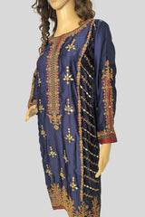 1 Piece Embroidered Silk kurta