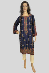 1 Piece Embroidered Silk kurta