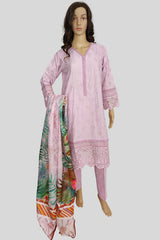 3 Piece Chikan Kaari Suit