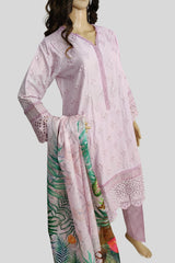 3 Piece Chikan Kaari Suit