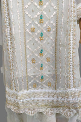3 Piece Embroidered Chiffon Suit