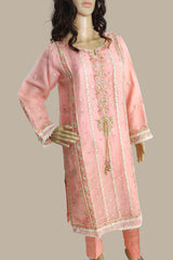 3 Piece Embroidered Organza Suit