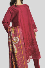 3 Piece Chikan Kaari Suit