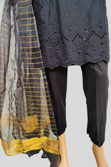 3 Piece Chikan Kaari Suit