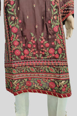 1 Piece Embroidered Silk Shirt/Kurta