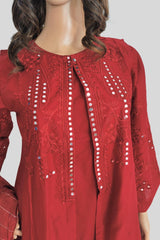 3 Piece Embroidered Cotton/Lawn suit