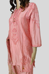 3 Piece Embroidery Lawn/Cotton Suit